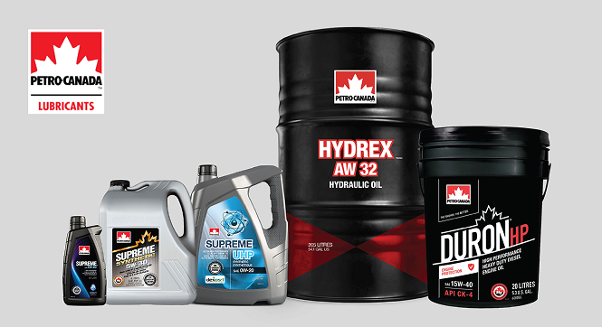 Petro-Canada commercial lubricant products available from Harvey's